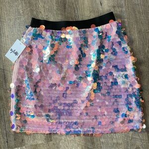 Iridescent skirt